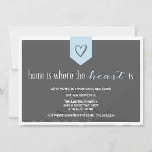 Changement d'adresse le faire-part