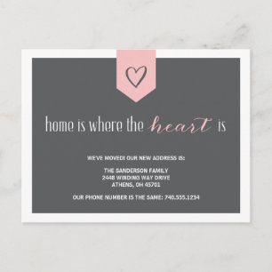 Changement d'adresse le faire-part