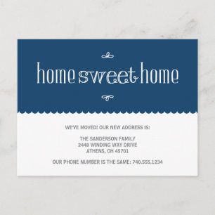 Changement d'adresse mignon le faire-part