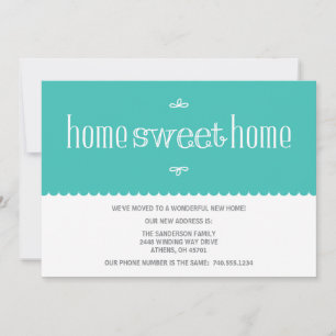 Changement d'adresse mignon le faire-part