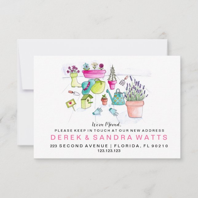 Changement de carte d'adresse que nous avons dépla (Devant)