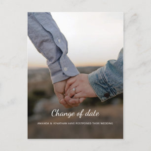 Changement de date Faire-part Mariage Report