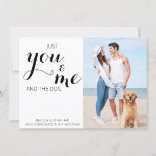 Changement de programme Annonce de mariage canin