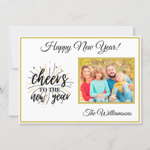 Changer d'année Bonne année 4 Carte photo