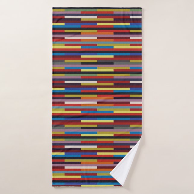 Changer de tracé de bandes de couleur - Horizontal (Serviette de bain)