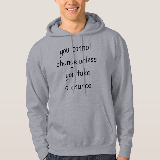 Changer le Sweat - shirt à capuche de base masculi (Devant)