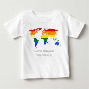 Changer le T-shirt gay pride mondial