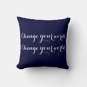 Changer vos mots Changer votre Coussin mondial