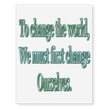 Changez le monde
