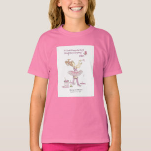 Changez le T-shirt de filles de rose du monde