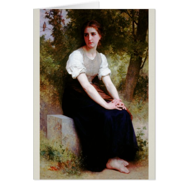 Chanson du rossignol par Bouguereau (Devant)