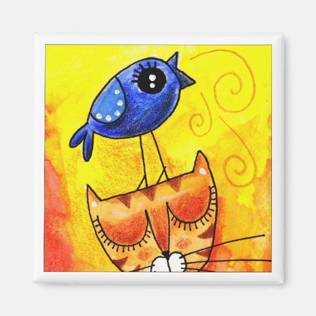 Chanson - Magnet Carré (Devant)