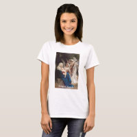 Chanson vintage de Vierge Marie de T-shirt d'anges