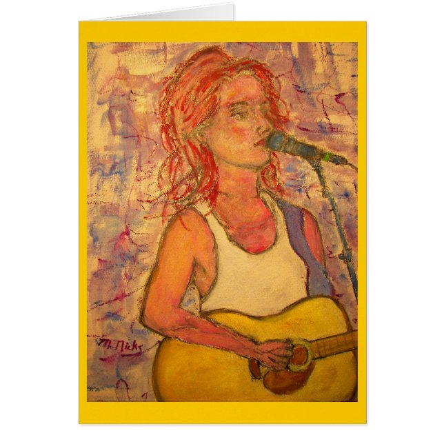 chansons de microphone bleu (couleur guitare) (Devant)