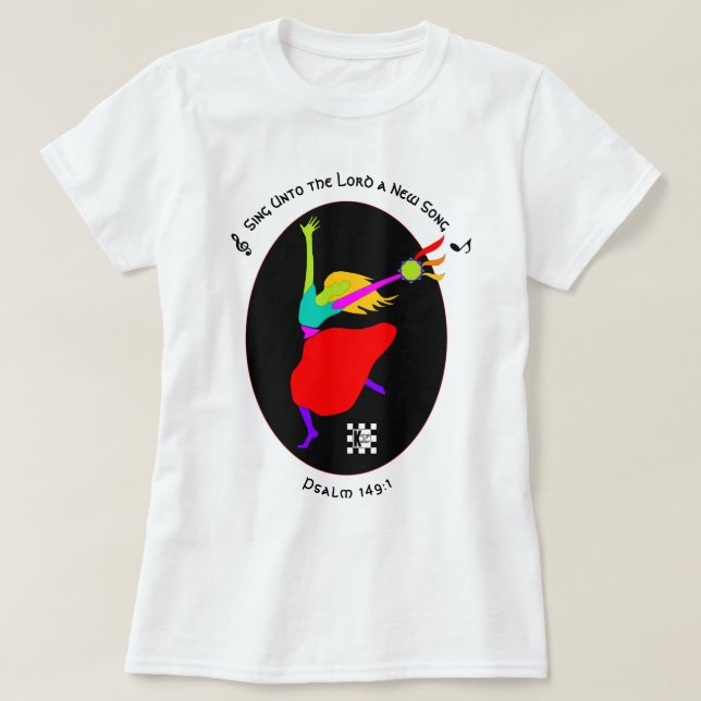 Chante au t-shirt du Seigneur (Design devant)