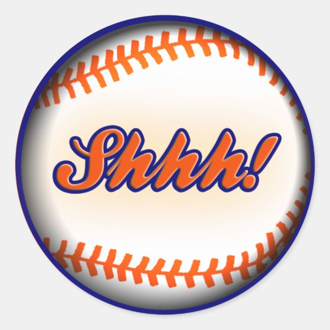 Chanter autocollant pour invitation de base-ball d (Devant)