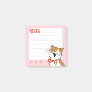 Chanter des notes post-it chats