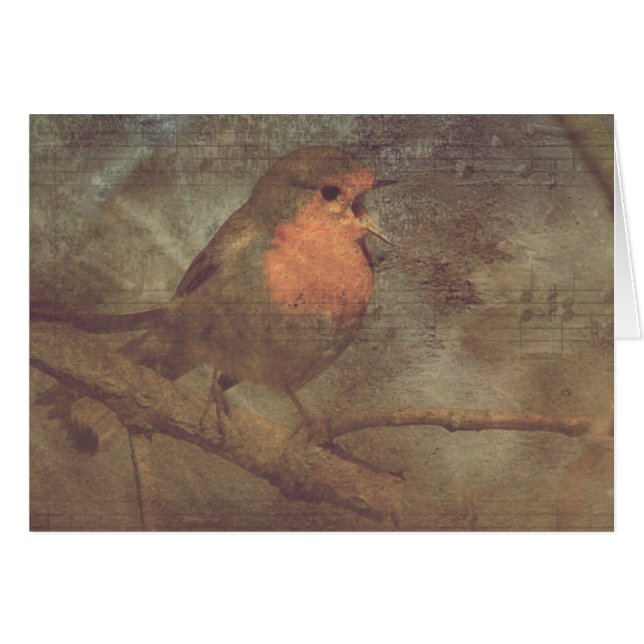 Chanter Une Chanson Toutes Les Occassions Carte De (Devant horizontal)
