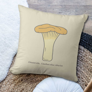 Chanterelle Botanique Coussin de champignons