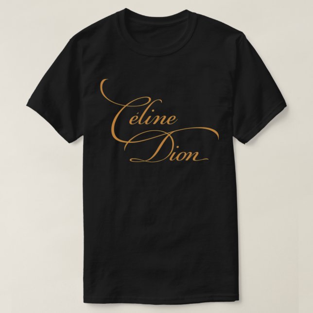 Chanteuse Céline meilleur logo Classic T-Shirt (Design devant)