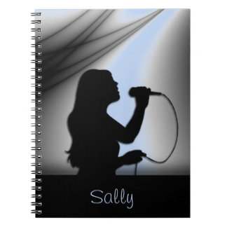 Chanteuse rideau d'argent Carnet personnel