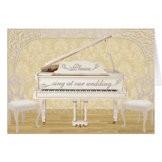 Chantez svp à notre mariage (Devant horizontal)