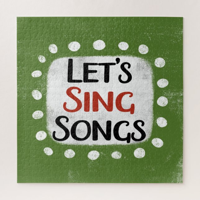 Chantons des chansons Jigsaw Puzzle (Vertical)