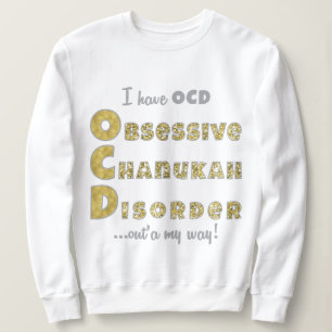 Chanukah Sweatshirt de repoussage pour femmes "OCh