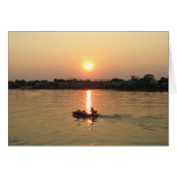 Chao Phraya River Sunset ... Ayutthaya, Thaïlande