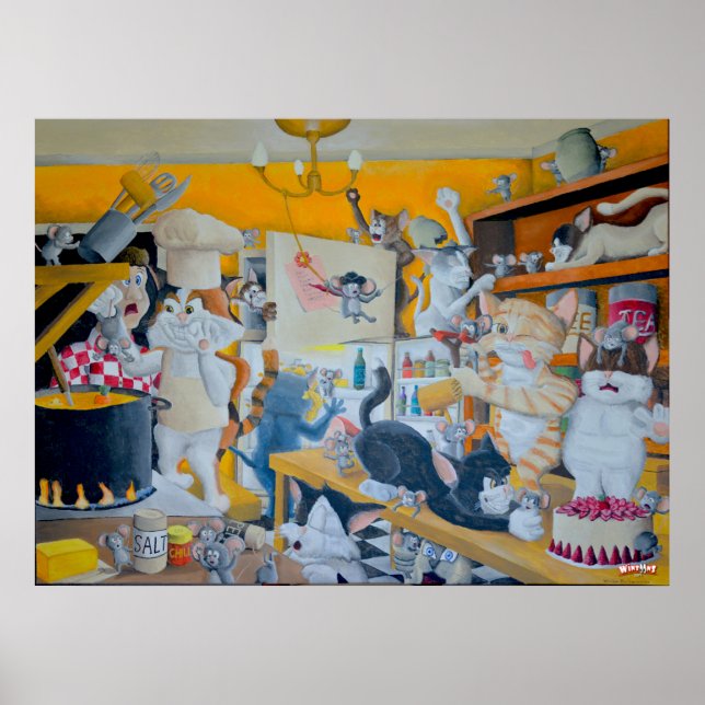 Chaos in the Kitchen - Poster (Devant)