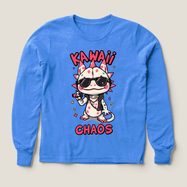 Chaos Mignon Lunettes de soleil Axolotl Cool Cuir (Motif recto)