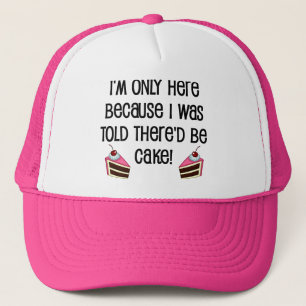 Chapeau à casquette drôle ici pour le gâteau
