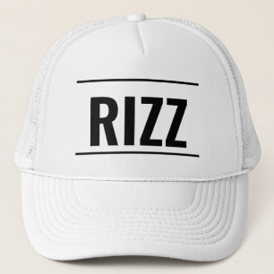 Chapeau à patch en cuir RIZZ — Casquette à logo mi