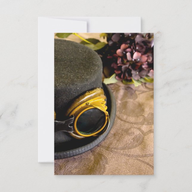 Chapeau à vapeur avec lunettes (Devant)