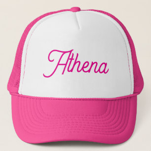 Chapeau avec nom Athéna Fille Casquette Classique 