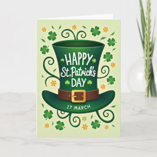 Chapeau Carte Joyeuse St Patrick