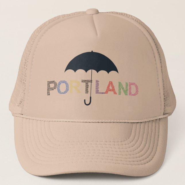 Chapeau Casquette de baseball parapluie Portland (Devant)