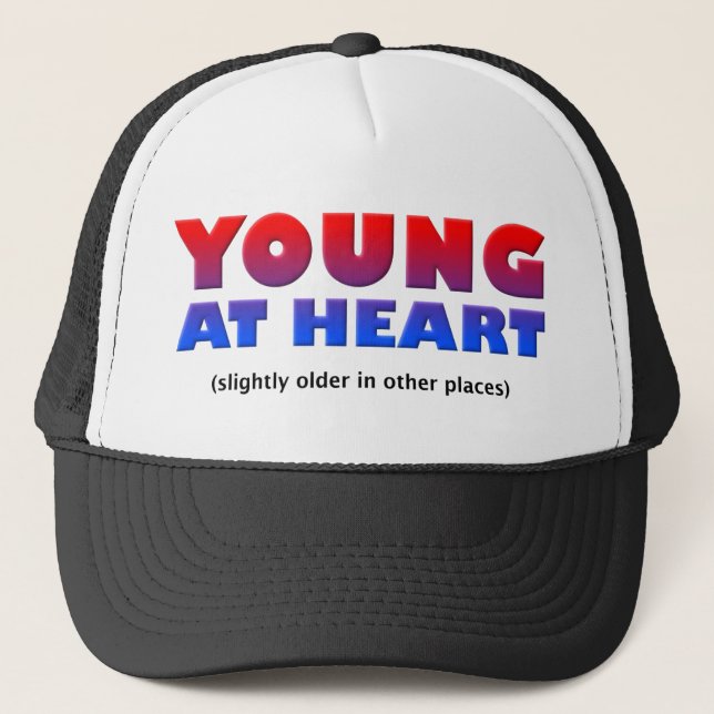 Chapeau casquette drôle Young At Heart (Devant)