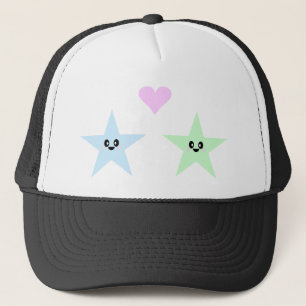 CHAPEAU CASQUETTE KAWAII STARS LOVE