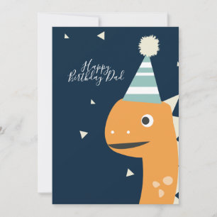 Chapeau d'anniversaire de dinosaure mignon Confett