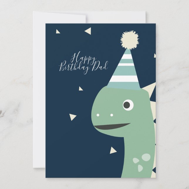 Chapeau d'anniversaire de dinosaure mignon Confett (Devant)