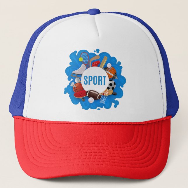 Chapeau de camion classique - Casquette arrière à  (Devant)