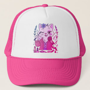 Chapeau de chat maquillage drôle - Casquette de de