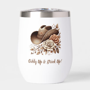 Chapeau de cowgirl Country Western avec fleurs