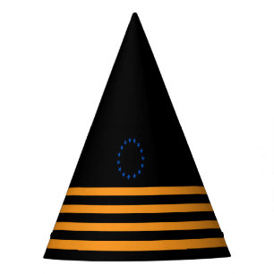 Chapeau de fête à carreaux jaune et noir pour piqu