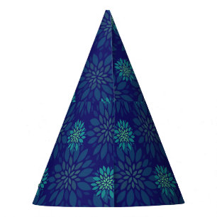 Chapeau de fête à motif floral