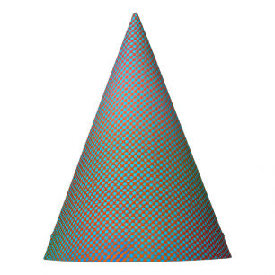 Chapeau de fête à points hologramme