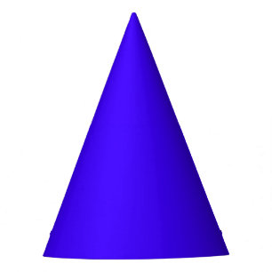 Chapeau de fête bleu indigo