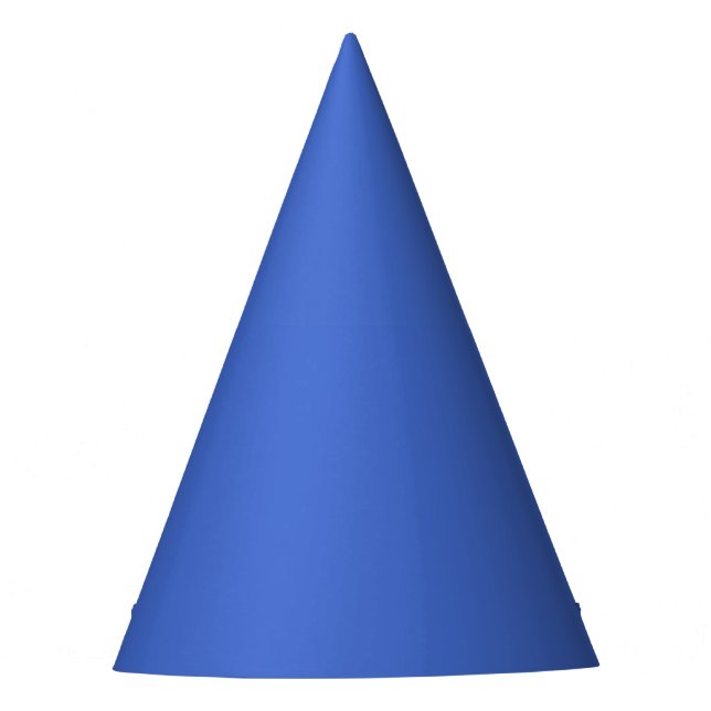 Chapeau de fête bleu pour poules (Devant)