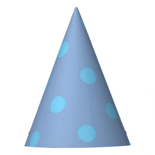 Chapeau de fête bleu sur bleu Pervenche